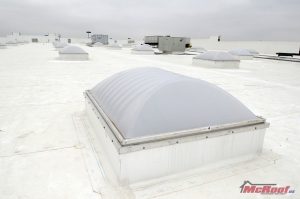 Roof After a PVC Roof Installation